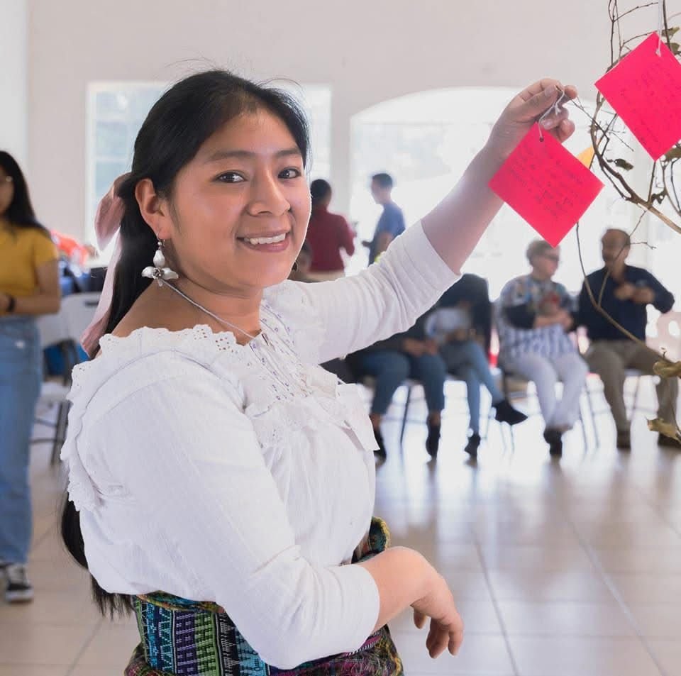  Catalina Esmeralda Soc tiene participación en varios espacios de Patzité, Quiché. Foto: Cortesía 